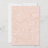 マーブルバラエレガントヴィンテージウェディング 招待状 (裏面)