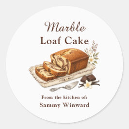 マーブルパウンドケーキ ギフト ラベル