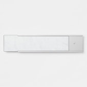 マーブルパステルストーンテクスチぶら下がったャの名前プレート サインプレート (正面)