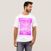 マーブルピンクデジタル紙-21643 Tシャツ (正面フル)