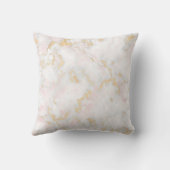 マーブルピンク金ゴールド装飾用クッション クッション (裏面)