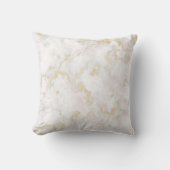 マーブルピンク金ゴールド装飾用クッション クッション (正面)