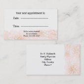 マーブルピーチスペシャリストアポイントメント 予約カード (正面/裏面)