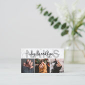 マーブルフォトタイポグラフィネイルアーティスト 名刺 (スタンド正面)