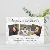 マーブルフォーエバー我々のハート悔やみや弔慰葬儀 サンキューカード (スタンド正面)