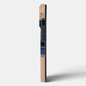 マーブルブルーゲーデ金ゴールドグリッター Case-Mate iPhoneケース (裏面 / 左)