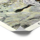 マーブルヘッドハーバーの冬の景色 ポスター (角)