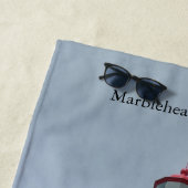 マーブルヘッドライトハウスビーチタオル ビーチタオル (インサイチュ)