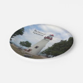 マーブルヘッドライトハウス紙プレート ペーパープレート (アングル)