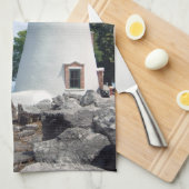 マーブルヘッドライトハウス キッチンタオル (四つ折り)