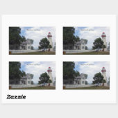 マーブルヘッドライトハウス&キーパーショースシール 長方形シール (シート)