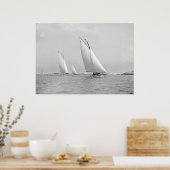 マーブルヘッド付近でのセーリング， 1901 ポスター (キッチン)