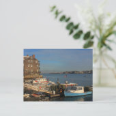 マーブルヘッドMAウォーターフロント ポストカード (スタンド正面)