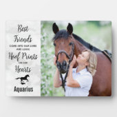 マーブルホフプリントオンザーズハートホースメモリアル フォトプラーク (正面)