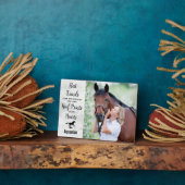 マーブルホフプリントオンザーズハートホースメモリアル フォトプラーク (側面)