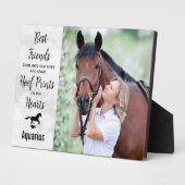 マーブルホフプリントオンザーズハートホースメモリアル フォトプラーク (側面)