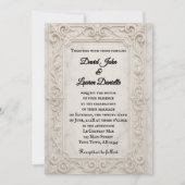 マーブルミスティークフォト結婚式招待状 招待状 (正面)