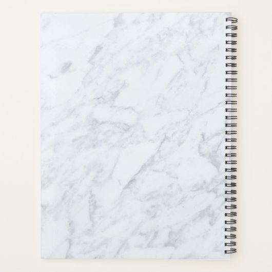 マーブルモダンス恋しく思をミセスブライダルの台本結婚に プランナー手帳 (裏面)