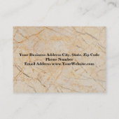 マーブルモダンパーソナルエレガントフィットネストレーナー 名刺 (裏面)