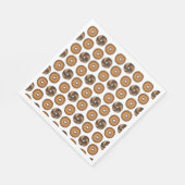 マーブルライプレインベーゲルブレックファーストブランチNYCデリ スタンダードランチョンナプキン (角)