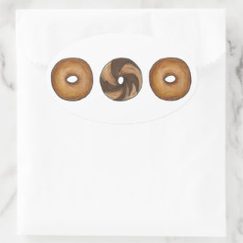 マーブルライプレインベーゲルブレックファーストブランチNYCデリ 楕円形シール