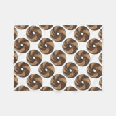 マーブルリーニューヨークNYCデリブレックファーストベーグル フリースブランケット (正面(横))