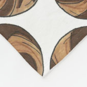 マーブルリーニューヨークNYCデリブレックファーストベーグル フリースブランケット (角)