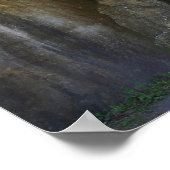 マーブルロックアットナチュラルブリッジ自然 ポスター (角)