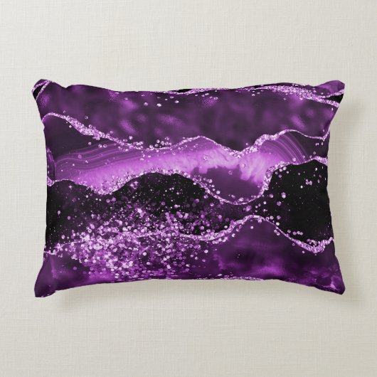 マーブル大理石ピンク アクセントクッション (正面)