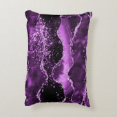 マーブル大理石ピンク アクセントクッション (裏面(縦))