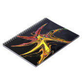 マーブル抽象芸術ポートレート ノートブック (左側)