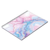 マーブル模様のノート ノートブック (左側)