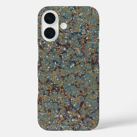 マーブル模様の抽象画 Case-Mate iPhoneケース (裏面)
