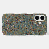 マーブル模様の抽象画 Case-Mate iPhoneケース (裏面 (横))
