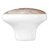 マーブル水彩とグリッターアクセント セラミックノブ (側面)