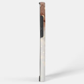 マーブル水彩とグリッターアクセント SAMSUNG GALAXYケース (右側面)