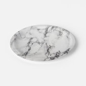 マーブル紙のプレート ペーパープレート (アングル)
