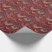 マーブル紙1のモチーフ ラッピングペーパー (角)