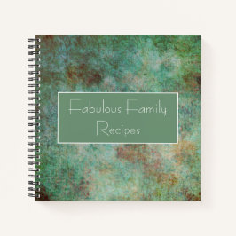 マーブル素朴レシピ手帳 ノートブック