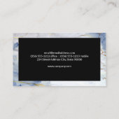 マーブル縁ど |クラシック 名刺 (裏面)