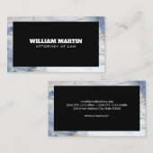 マーブル縁ど |クラシック 名刺 (正面/裏面)