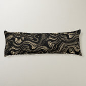 マーブル金ゴールド抱き枕 ボディピロー (裏面)