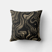 マーブル金ゴールド装飾用クッション クッション (裏面)