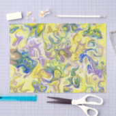 マーブル・イースター・ティッシュペーパー 薄葉紙 (クラフト)