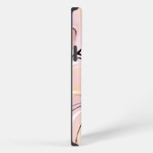 マーブル オンブレ カスタム 名前 iPhoneケース (右側面)