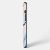 マーブル オンブレ カスタム 名前 iPhoneケース (左側面)
