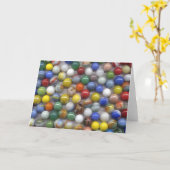 マーブル カード (黄色い花)