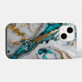 マーブル ギター モノグラム iPhone カバー Case-Mate 製 (裏面横)