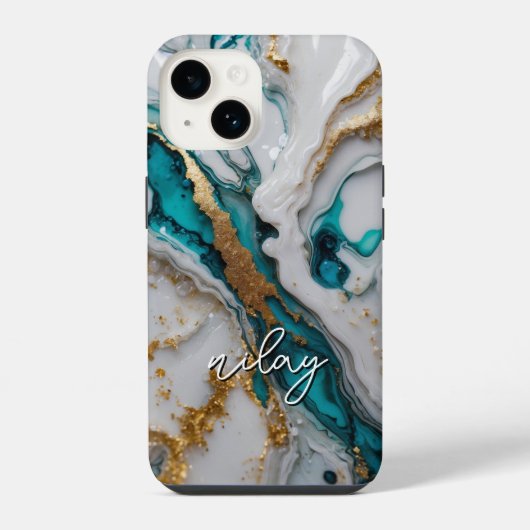 マーブル ギター モノグラム iPhone カバー Case-Mate 製 (裏面)