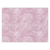 マーブル シルク モワール パターン ダスティ ピンク テーブルクロス (正面(横))